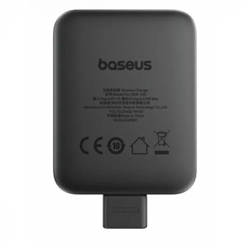 Baseus MagPro Caricatore a induzione wireless per Apple Watch, 2,5W, nero
