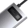 Baseus Metal Gleam Series hub USB-C 4-in-1, USB 3.0 + USB 2.0 + HDMI + USB-C PD, argento