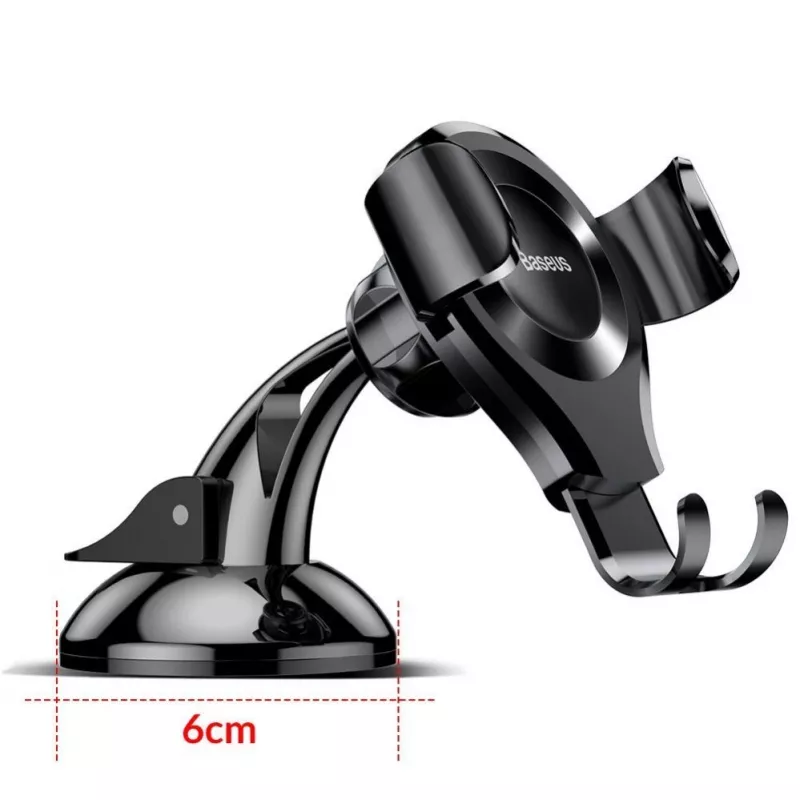 Baseus Osculum SUYL-XP0S Supporto auto a gravità per parabrezza o cruscotto - argento