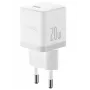 Baseus Palm Series Caricabatterie da viaggio USB-C PD 20W bianco