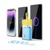 Baseus Popsicle 5200mAh 20W powerbank con cavo Lightning integrato e cavo Baseus Simple USB-C a USB-C 60W 30cm bianco - giallo-rosa