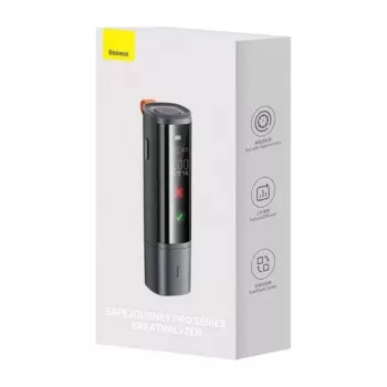 Baseus SafeJourney Pro etilometro da auto, grigio, USB-C, 470 mAh