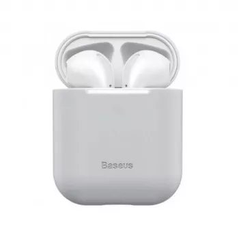 Baseus Silica Series cover protettiva in silicone ultra sottile per AirPods 1/2 grigia