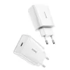 Baseus Speed Mini caricabatterie rapido, USB-C, PD, 3A, 20W (bianco)