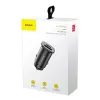 Baseus Square caricabatterie da auto PPS QC4.0 / PD3.0 5A 30W (nero)
