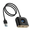 Baseus Square Round Adattatore USB USB 3.0 / 3x USB 2.0 / 1m