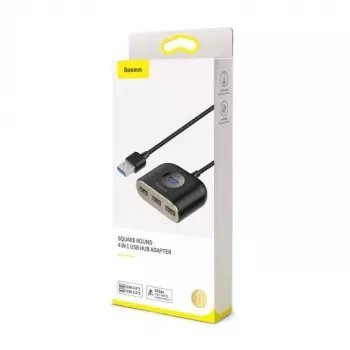 Baseus Square Round Adattatore USB USB 3.0 / 3x USB 2.0 / 1m