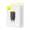 Baseus Super Si Pro Mini caricabatterie rapido 30W, USB-C + USB-A, PD 3.0, QC 3.0, spina EU, nero (CCSUPP-E01)