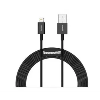 Baseus Superior cavo dati a ricarica rapida USB-A a Lightning 2.4A 2m nero