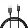 Baseus Superior Cavo dati e ricarica rapida USB-A a Micro USB 1m Nero