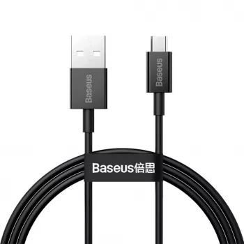 Baseus Superior Cavo dati e ricarica rapida USB-A a Micro USB 1m Nero