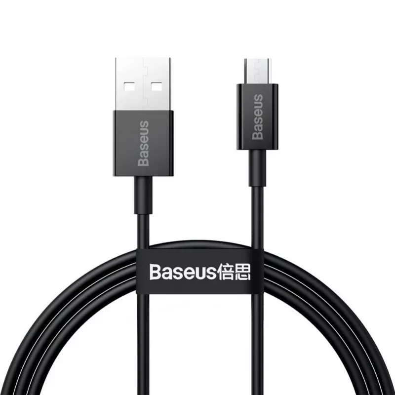 Baseus Superior Cavo dati e ricarica rapida USB-A a Micro USB 1m Nero