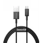Baseus Superior Cavo dati e ricarica rapida USB-A a Micro USB 1m Nero