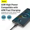 Baseus Cavo di Ricarica Rapida e Dati Serie Superior da USB-A a USB-C, 66W (11V/6A), 2m, Nero (CATYS-A01)