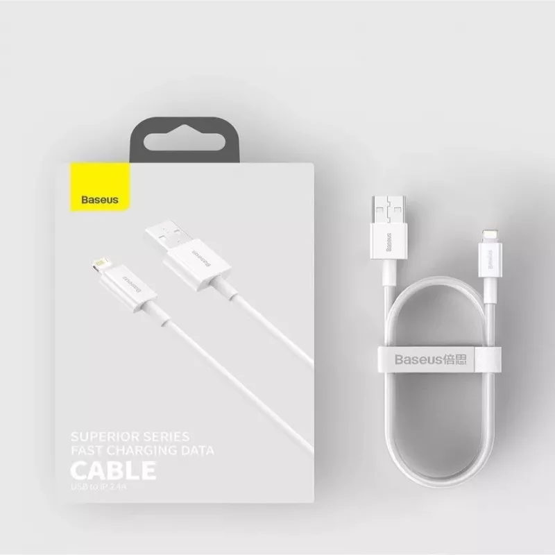 Baseus Superior cavo di ricarica rapida e dati USB-A a Lightning 1m nero (CALYS-A01)