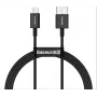 Baseus Superior cavo di ricarica rapida e dati USB-A a Lightning 1m nero (CALYS-A01)