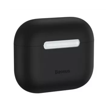 Baseus Custodia sottile in silicone per Apple AirPods 3 - nero