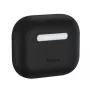 Baseus Custodia sottile in silicone per Apple AirPods 3 - nero