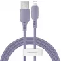 Baseus Yiven cavo USB-A a Lightning 2,4A 1,8m blu viola