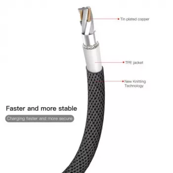 Baseus Cavo Lightning Yiven 1,8 m Nero (CALYW-A01)