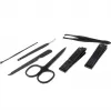Set manicure Basic Nature Studio 5 pezzi, strumenti in acciaio inox con custodia pieghevole in pelle PU