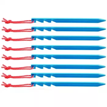 Basic Nature Picchetto da tenda Y-Stake in alluminio 18 cm argento