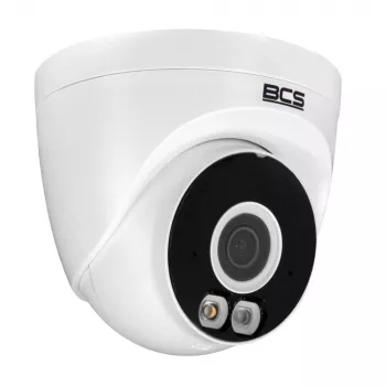 BCS Telecamera IP dome 5MP BCS-L-EIP15FSR3L3-W-Ai con Wi-Fi, PoE, IA, 2,8mm, IP67, IK10