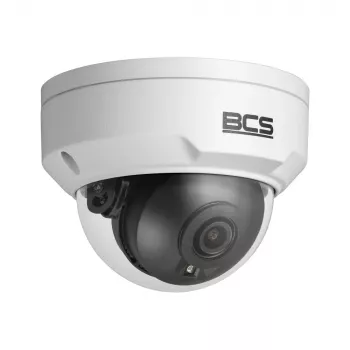 BCS Telecamera IP dome 5MP BCS-P-DIP25FSR3-Ai2 con obiettivo 2,8mm, IR fino a 30m, IP67, IK10, Smart AI