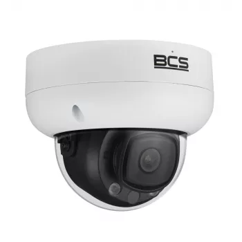 Telecamera IP dome IR 5MP BCS BCS-L-DIP25FCR5L5-Ai2, 2,8mm, 50m IR, IP67, IK10, IA