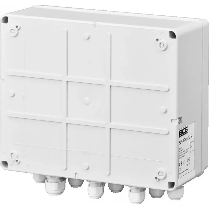 BCS telecamera IP bullet 8MP con obiettivo varifocale motorizzato, IR 50m, IP67, IK10, PoE