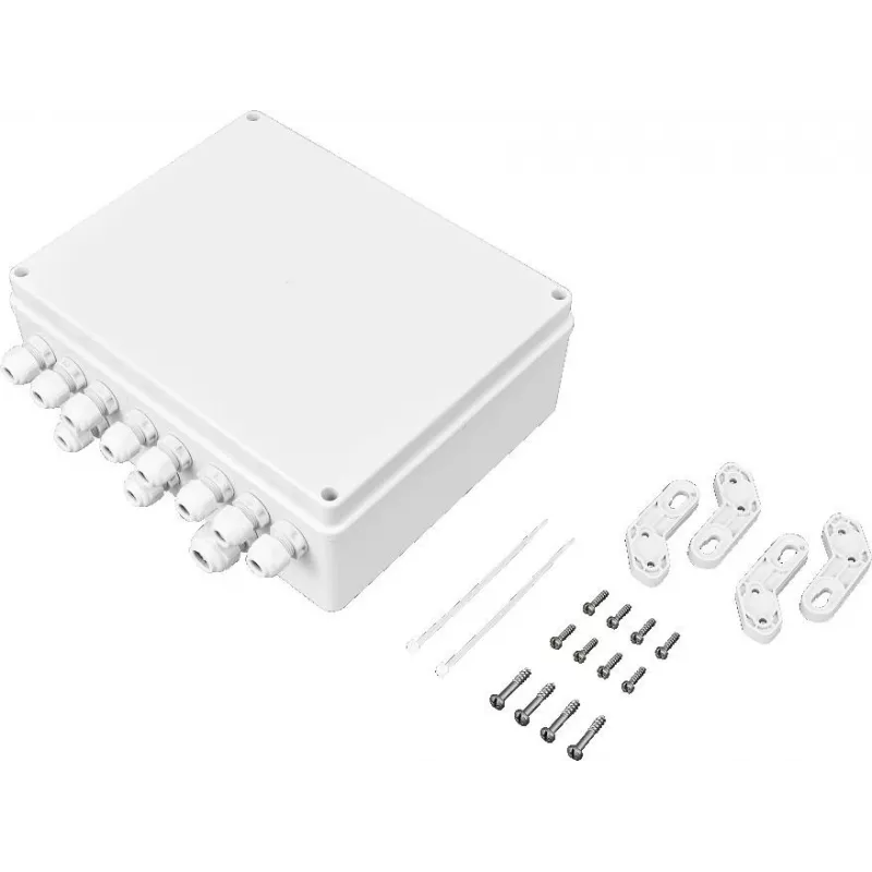 BCS telecamera IP bullet 8MP con obiettivo varifocale motorizzato, IR 50m, IP67, IK10, PoE