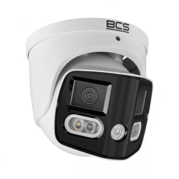 BCS 8MP IP Telecamera Turret 2,8mm Focale Fissa 30m IR AI Perimeter Protection