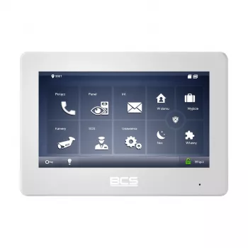 BCS-MON7600W-2 Monitor touchscreen 7 pollici con Wi-Fi e PoE