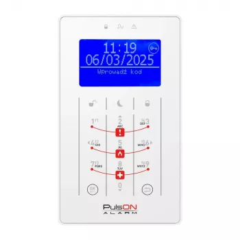 BCS PulsON LCD(BLU)/S WH modulo display LCD a caratteri 16x2, retroilluminazione blu, testo bianco, 5V
