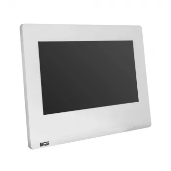 BCS Videocitofono BCS-P-MON7100W Monitor 7 pollici TFT LCD touchscreen capacitivo bianco