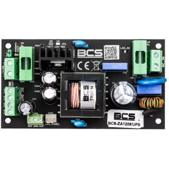 BCS-ZA1206/UPS alimentatore AC/DC 12V 6A 72W con tampone batteria (UPS)