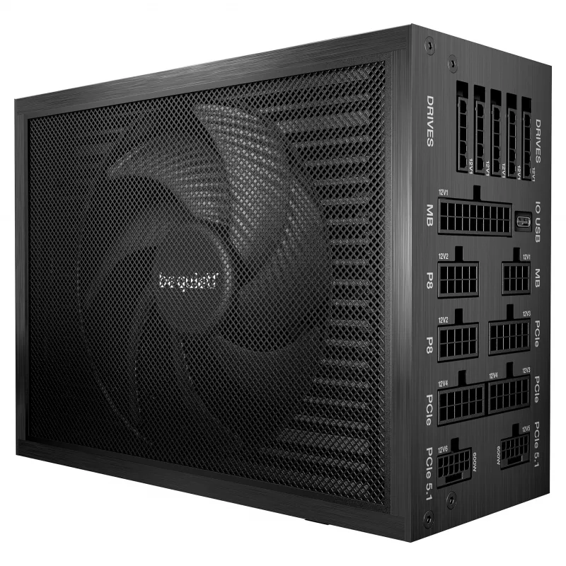 be quiet! Dark Power Pro 14 IO 1300W ATX 3.1 PCIe 5.1 80+ Titanium alimentatore completamente modulare (BP022EU)