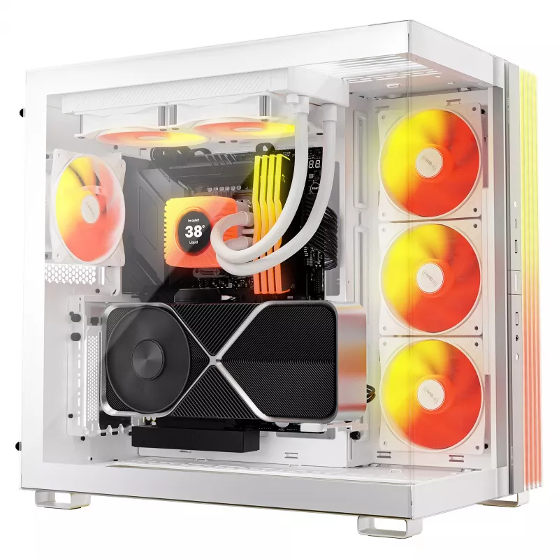 be quiet! Light Loop IO LCD 240mm Dissipatore CPU liquido All-in-One Bianco