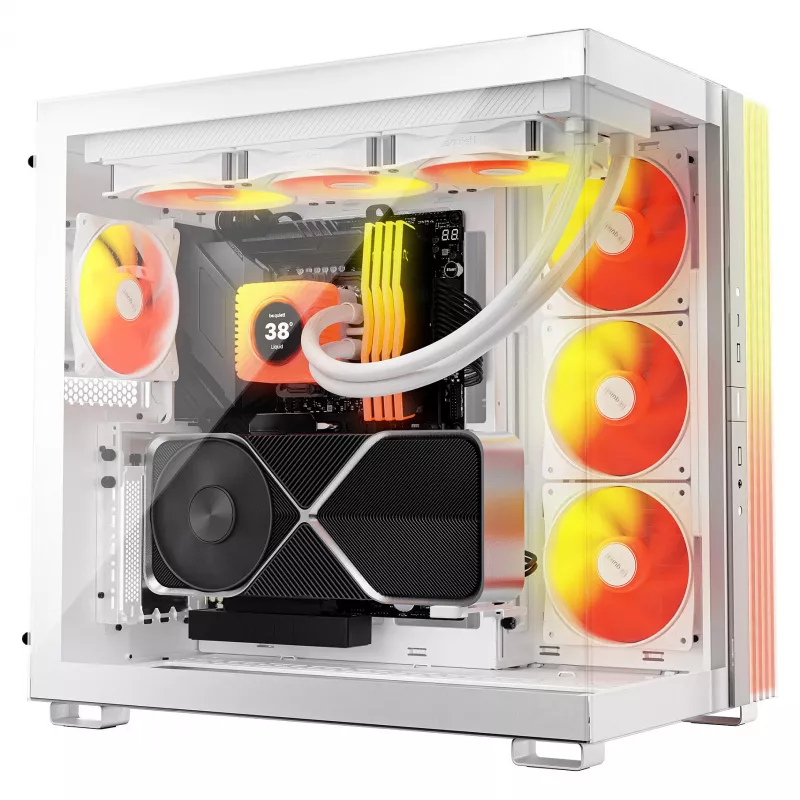 be quiet! Light Loop IO LCD 360 mm bianco dissipatore CPU liquido All-in-One per Intel/AMD