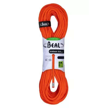 BEAL Rope Feed 9,8 mm 50 m Solid Orange Corda dinamica singola