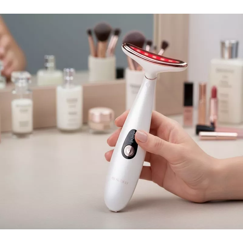 Beautifly LumaLift Pro massaggiatore viso e collo terapia luce LED