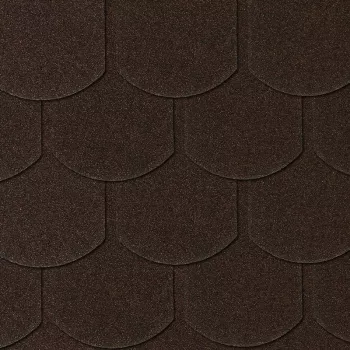 BEAVER scandola per tetti marrone 1 confezione = 3,85 m² (24 scandole, 0,16 m² ciascuna) – scandola in bitume a coda di castoro, rinforzata con fibra di vetro, graniglia ceramica, resistente ai raggi UV e agli agenti atmosferici