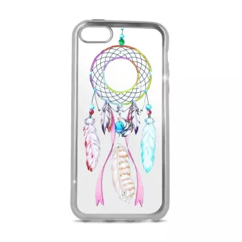 Beeyo Custodia TPU Dreamcatcher per Huawei P8 Lite 2017 / P9 Lite 2017 - argento