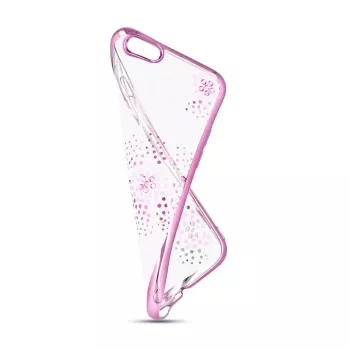 Beeyo Sony Xperia E5 Custodia TPU Flower Dots rosa