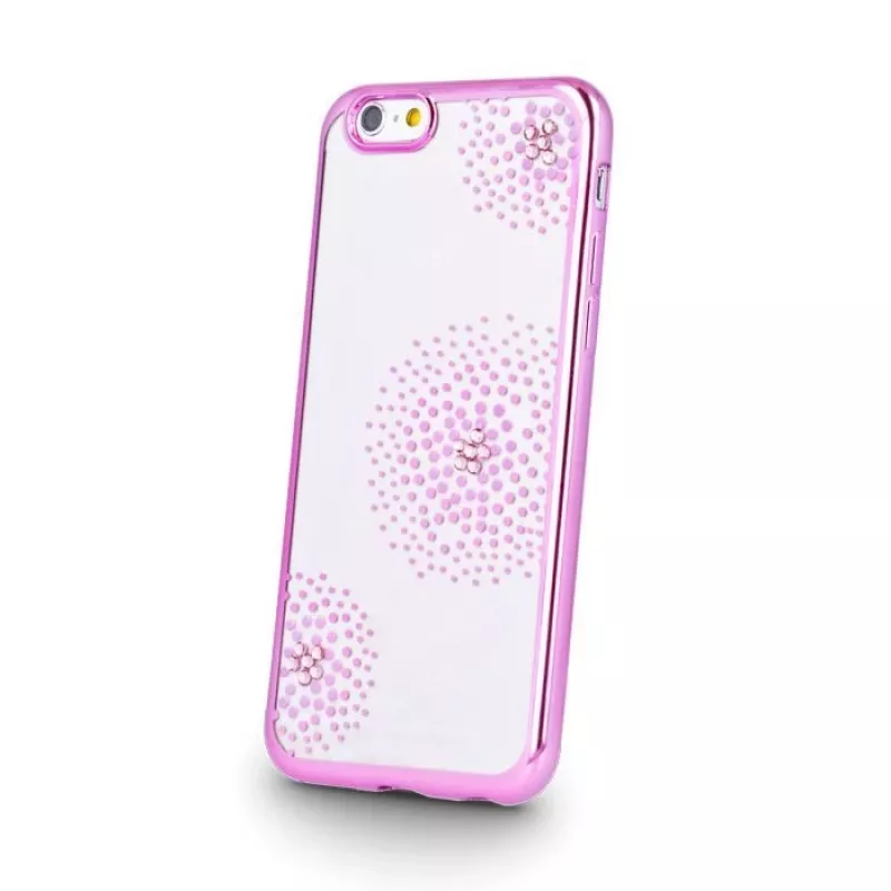Beeyo Sony Xperia E5 Custodia TPU Flower Dots rosa