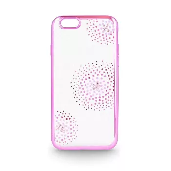 Beeyo Sony Xperia E5 Custodia TPU Flower Dots rosa