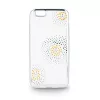 Beeyo Custodia TPU Flower Dots per Sony Xperia E5 Argento