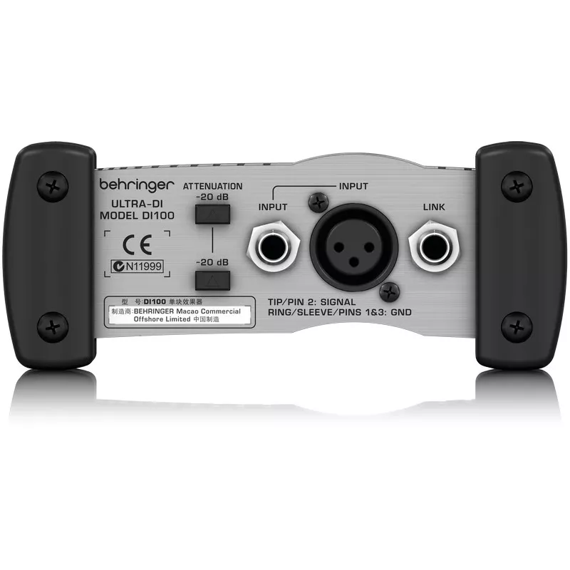 Behringer DI100 Ultra-DI Direct Injection Box attiva