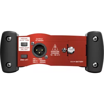 Behringer GI100 DI-Box attiva a 1 canale con simulazione di altoparlante