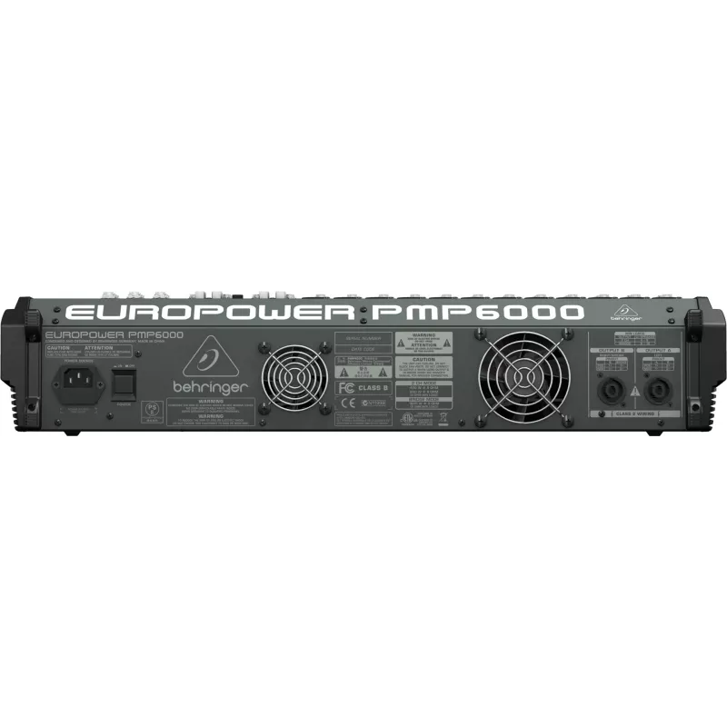 Mixer audio a 20 canali Behringer PMP6000, nero